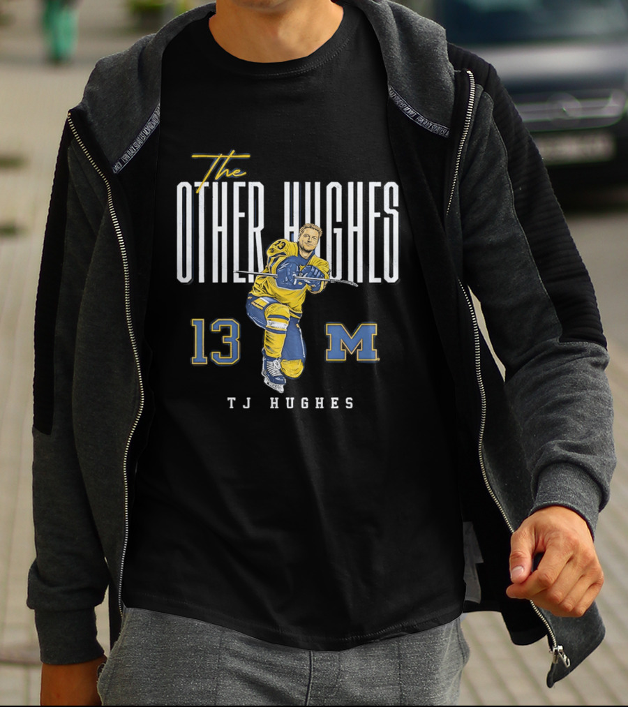 The Other Hughes 13 Michigan Wolverines TJ Hughes T-Shirt