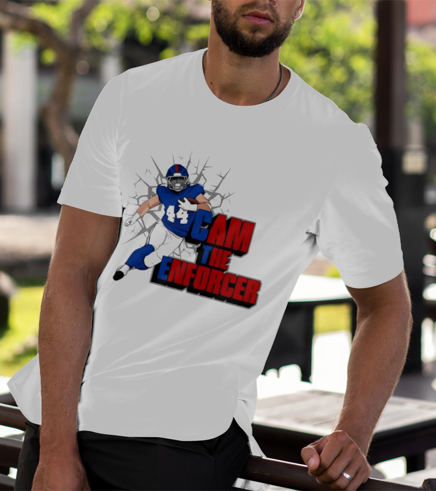 Cam The Enforcer New York Giants Football Player T-Shirt