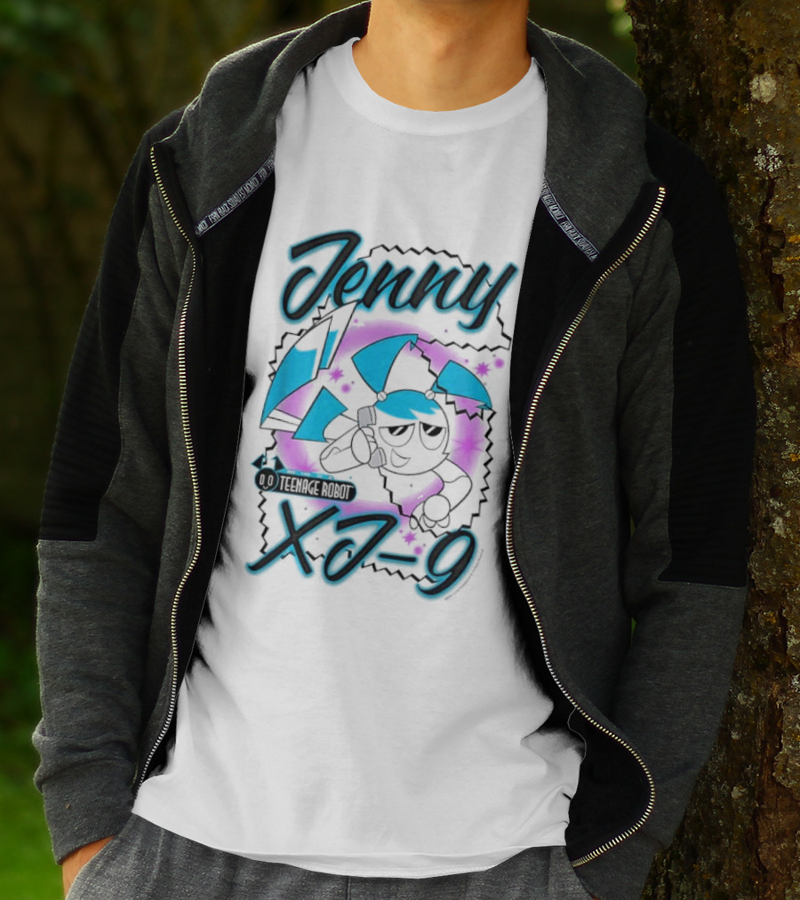 Jenny XJ 9 My Life As A Teenage Robot Airbrush T-Shirt
