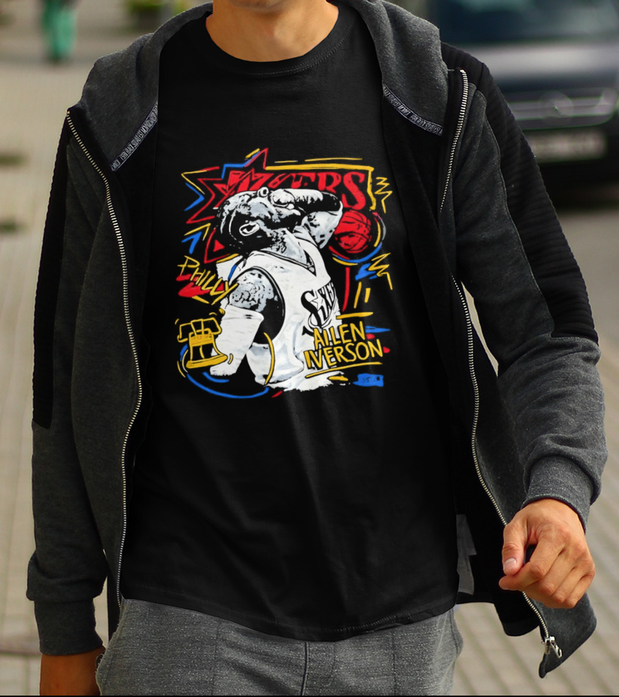 Allen Iverson Sixers Philly Basketball Legend T-Shirt