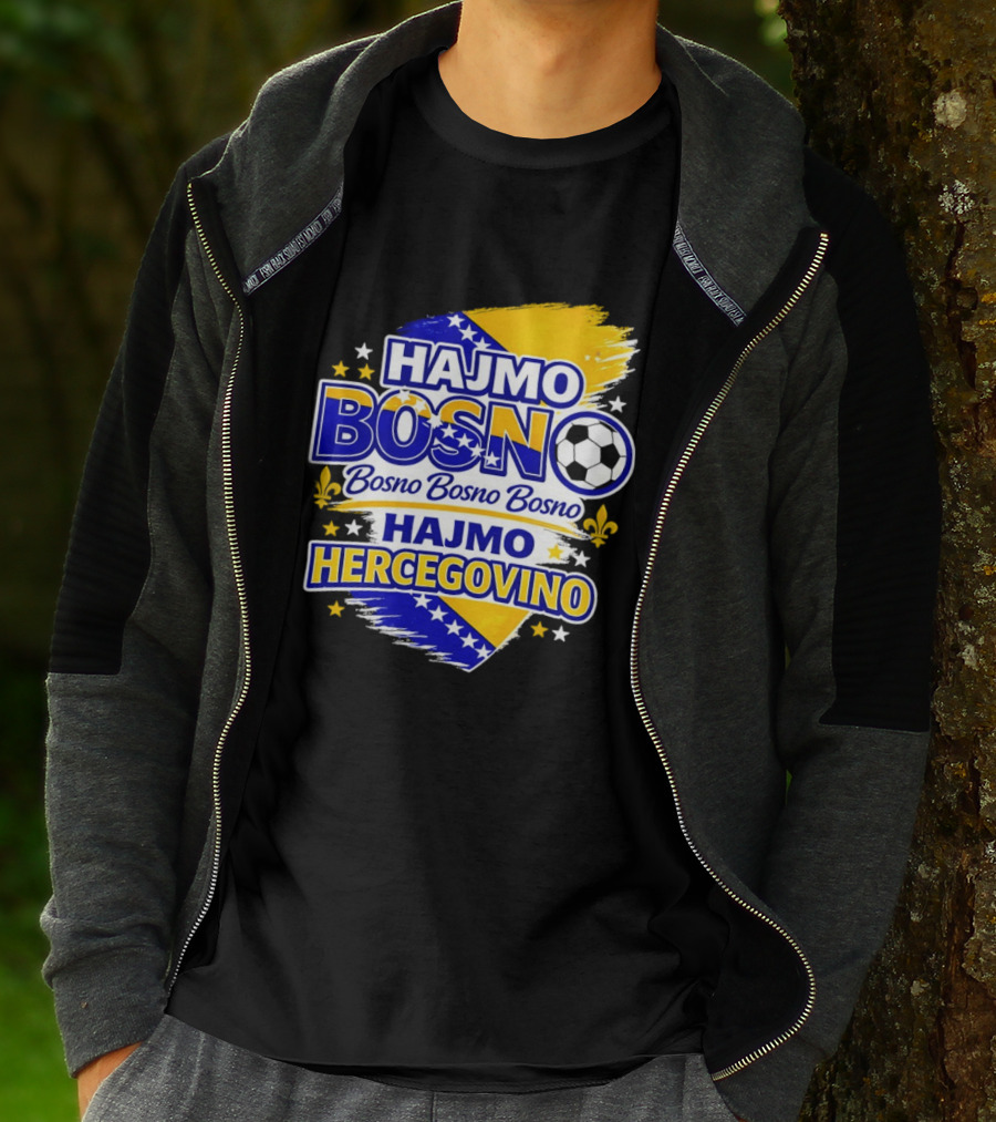Hajmo Bosno Bosno Bosno Hajmo Hercegovino Bosnia World Cup 2026 Soccer T-Shirt