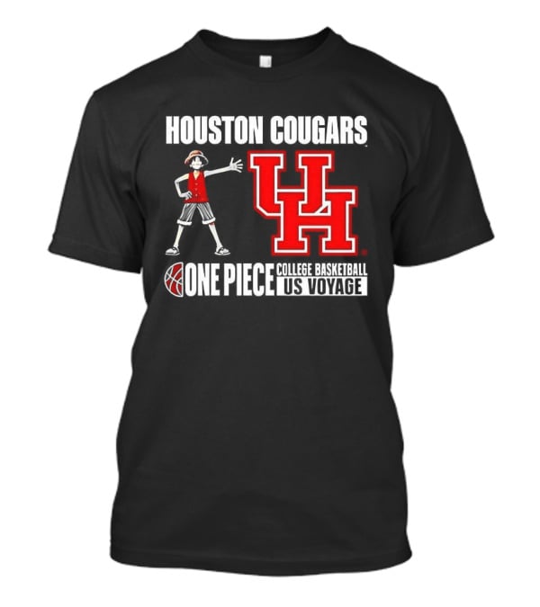 Houston Cougars UH One Piece College Basketball US Voyage T-Shirt