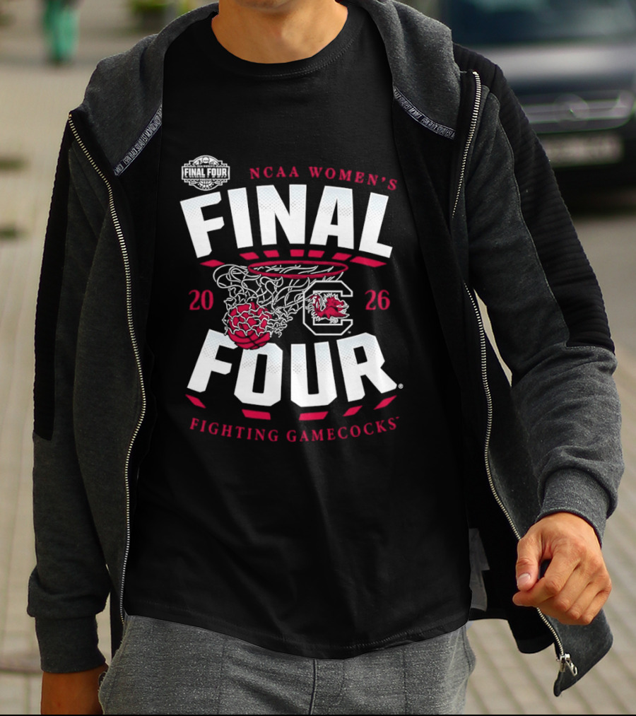 NCAA Women's Final Four 2026 Fighting Gamecocks T-Shirt