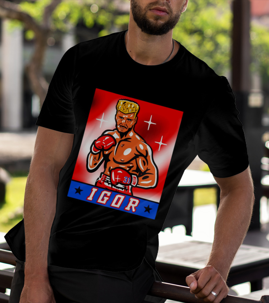 Igor Drago I Must Break You New York Rangers Boxing T-Shirt