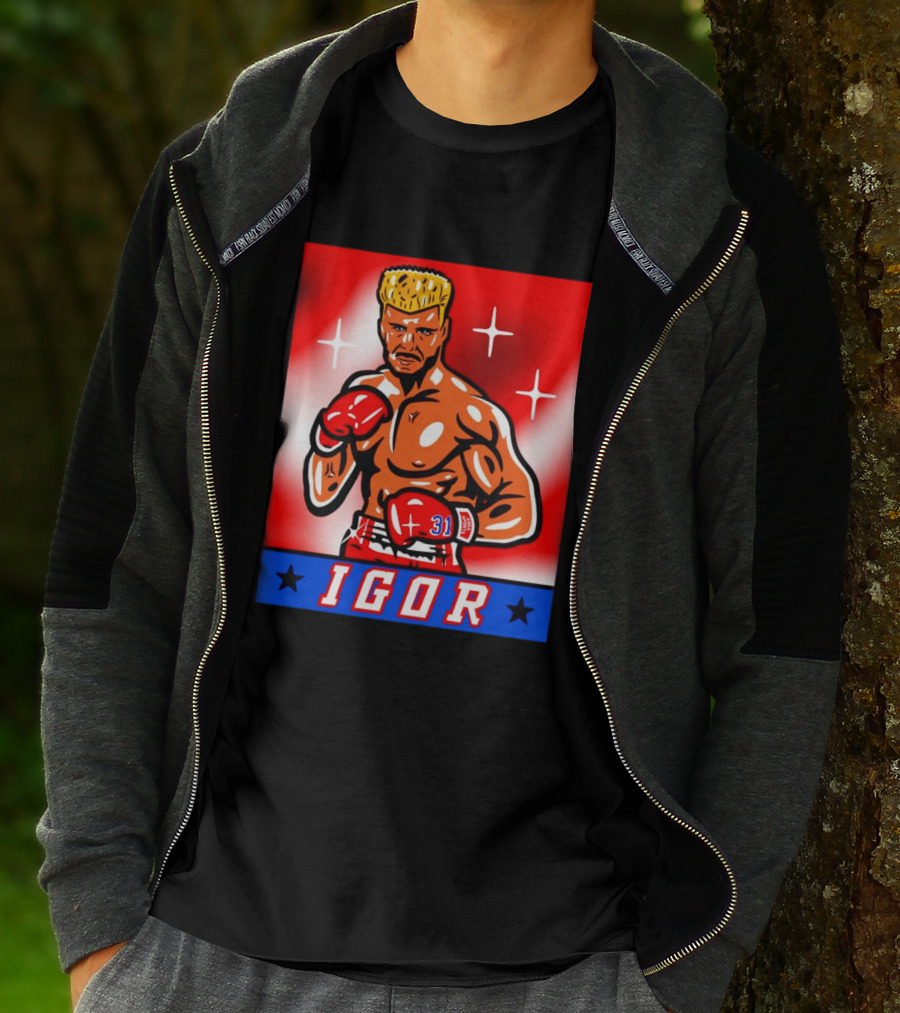 Igor Drago I Must Break You New York Rangers Boxing T-Shirt