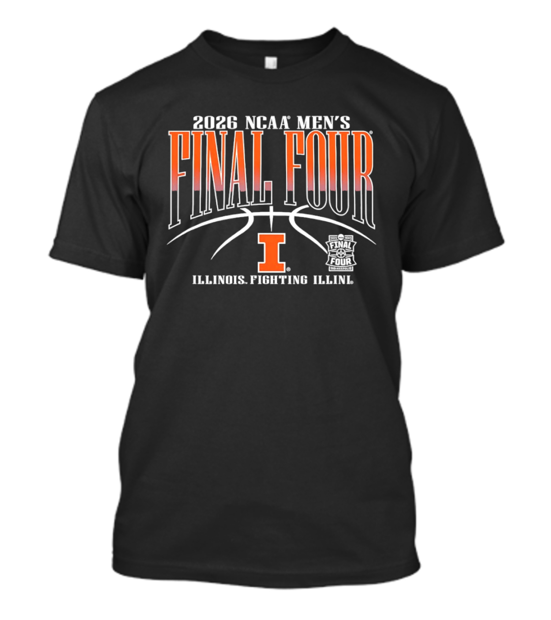 2026 NCAA Men's Final Four Illinois Fighting Illini Basketball T-Shirt