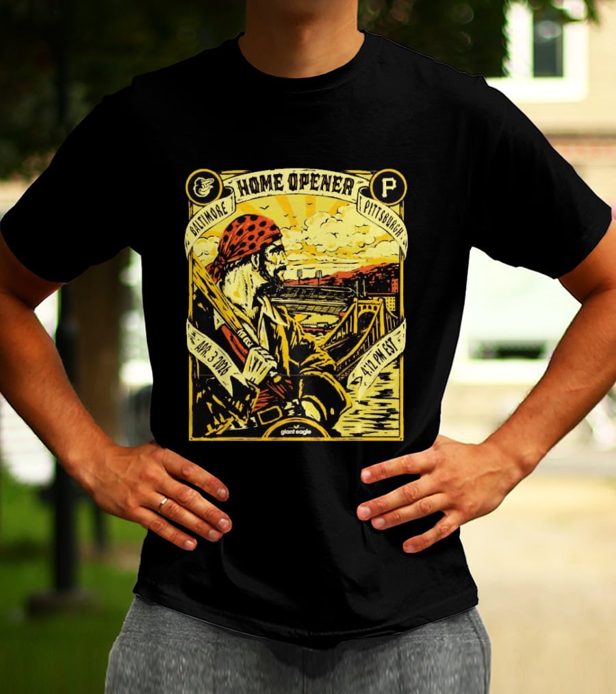 Baltimore Pittsburgh Pirates Home Opener Apr 3 2026 4:12 PM EST T-Shirt