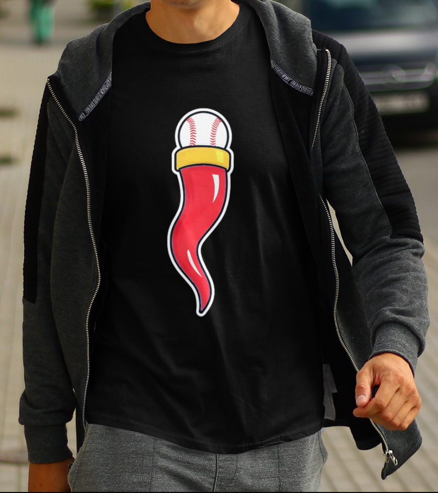 Cornicello Baseball Charm World T-Shirt