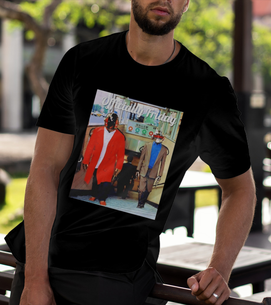 Daft Punk Officially Friday Tokyo Subway Entrance T-Shirt