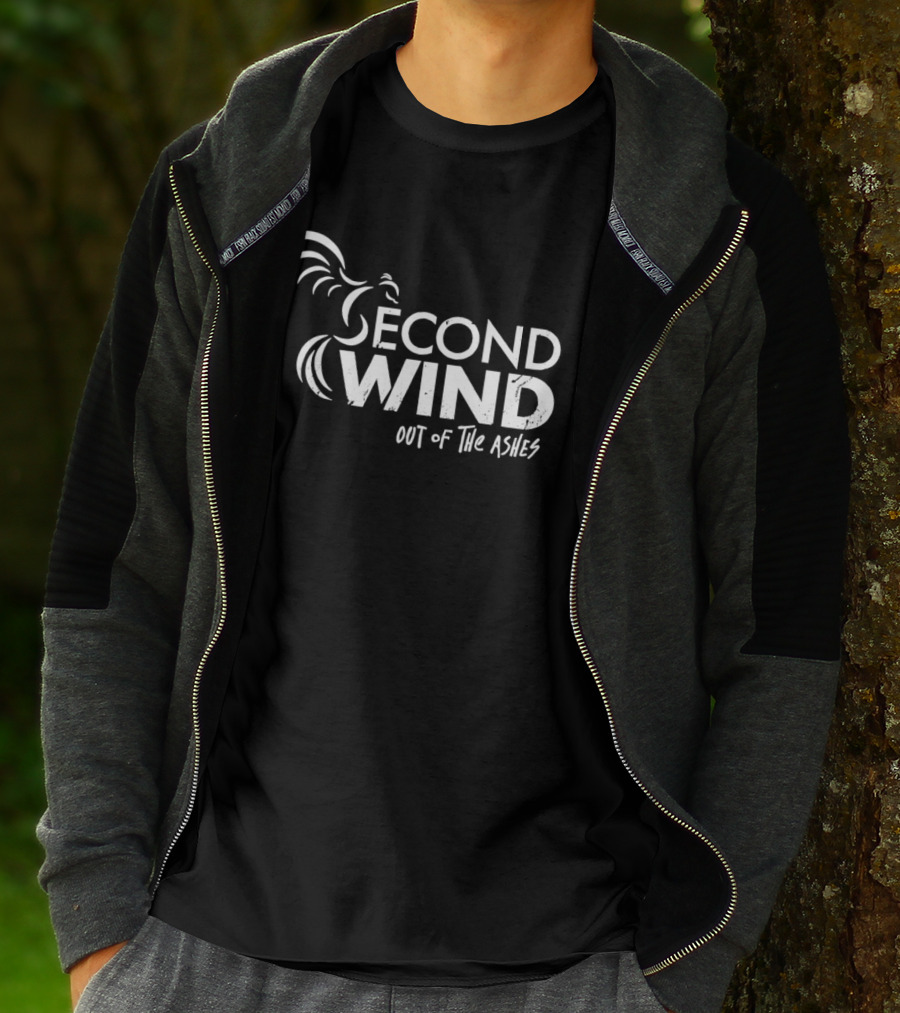 Second Wind Out Of The Ashes Phoenix Rooster T-Shirt
