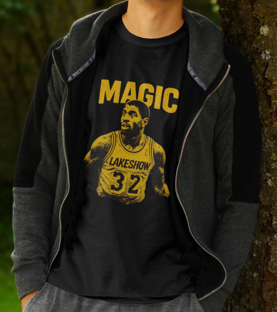 Magic Johnson Lakers Lakeshow 32 Basketball Legend T-Shirt