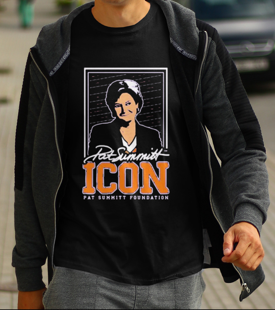 Pat Summitt Icon Tennessee Vols Pat Summitt Foundation T-Shirt