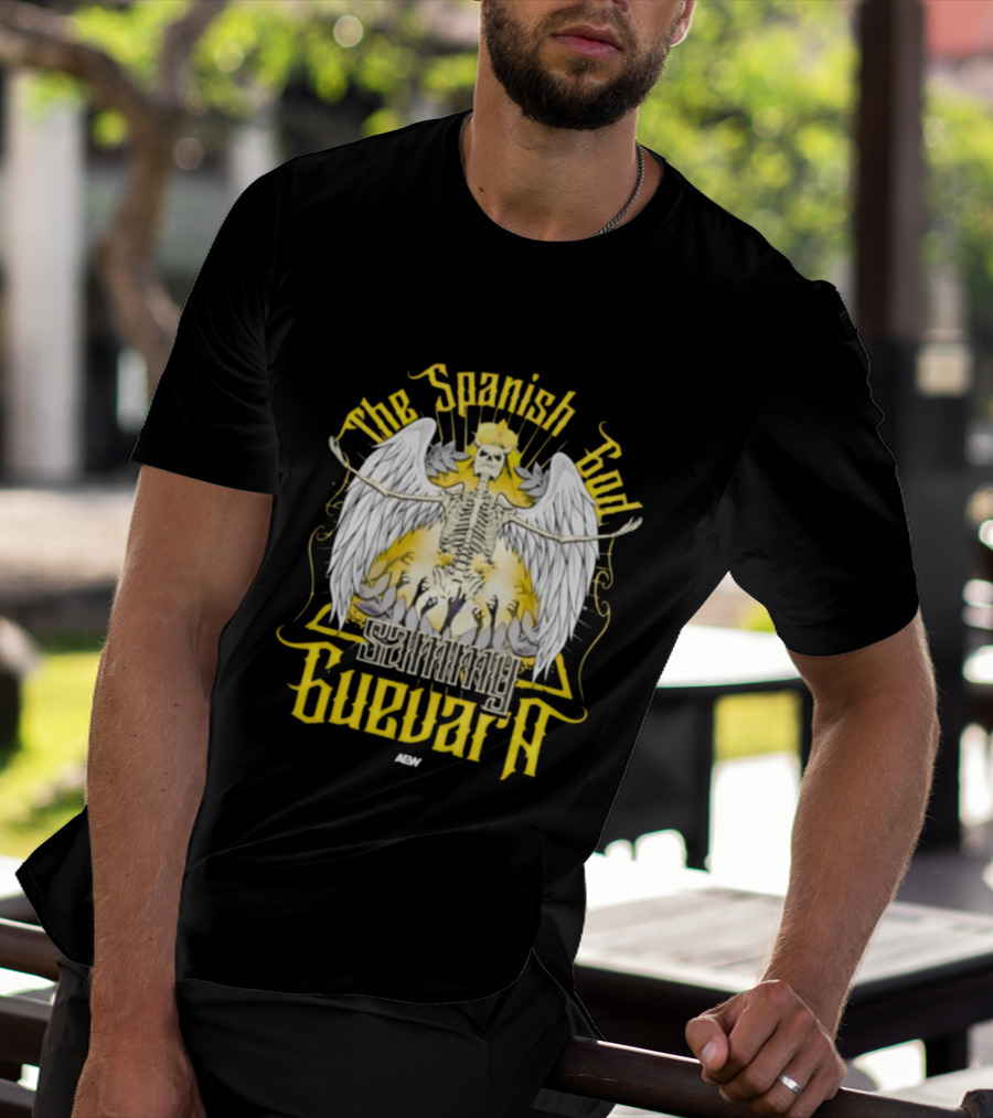 The Spanish God Sammy Guevara Wings And Crown Ascendant T-Shirt