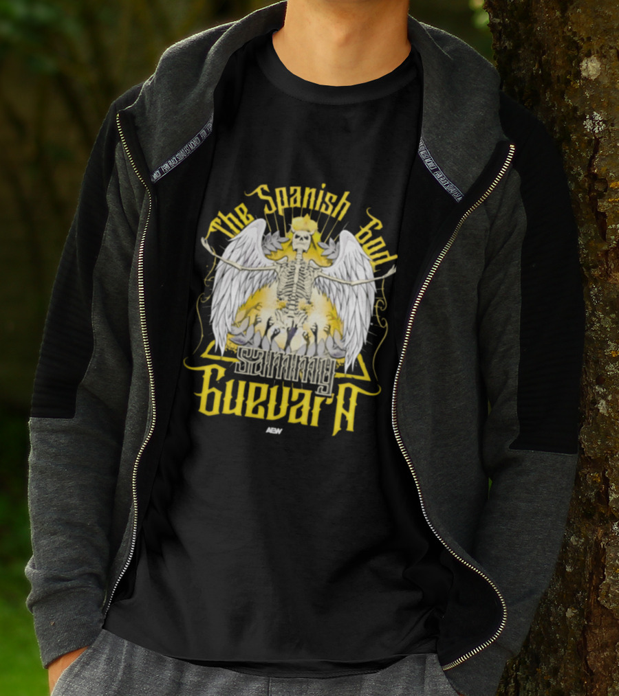The Spanish God Sammy Guevara Wings And Crown Ascendant T-Shirt