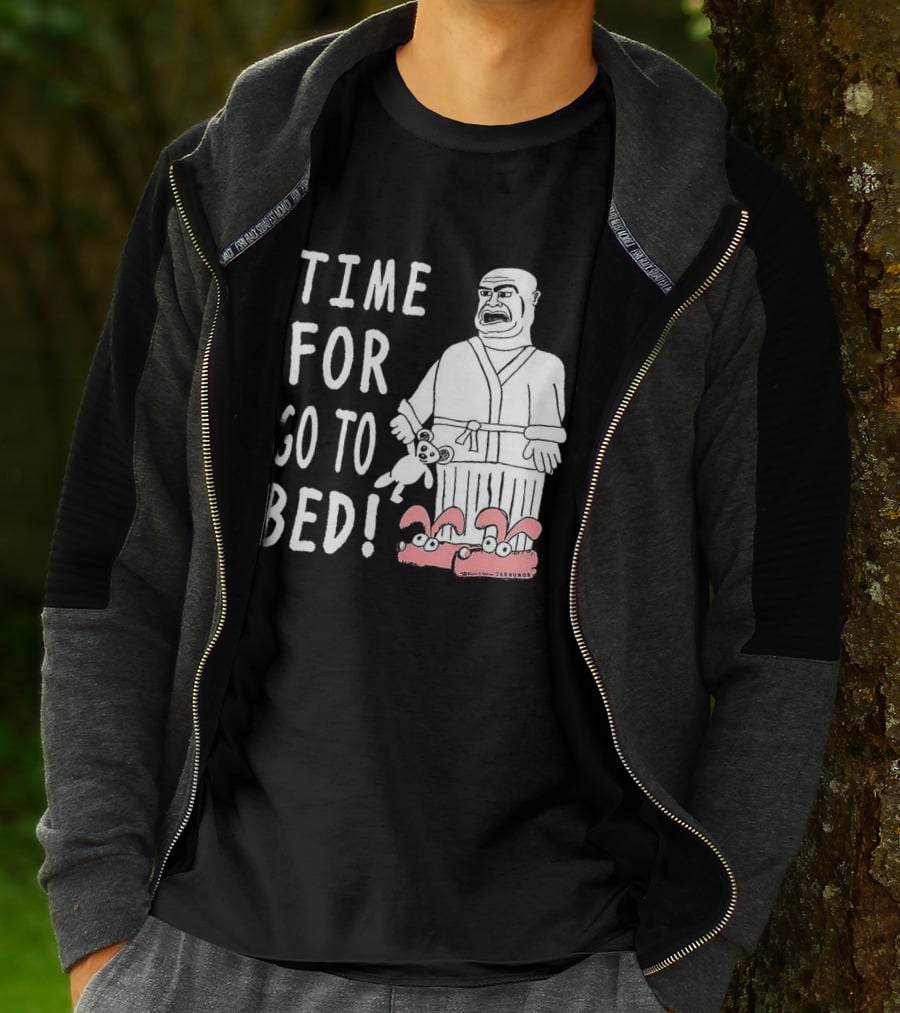 TIME FOR GO TO BED Pajamas And Slippers T-Shirt