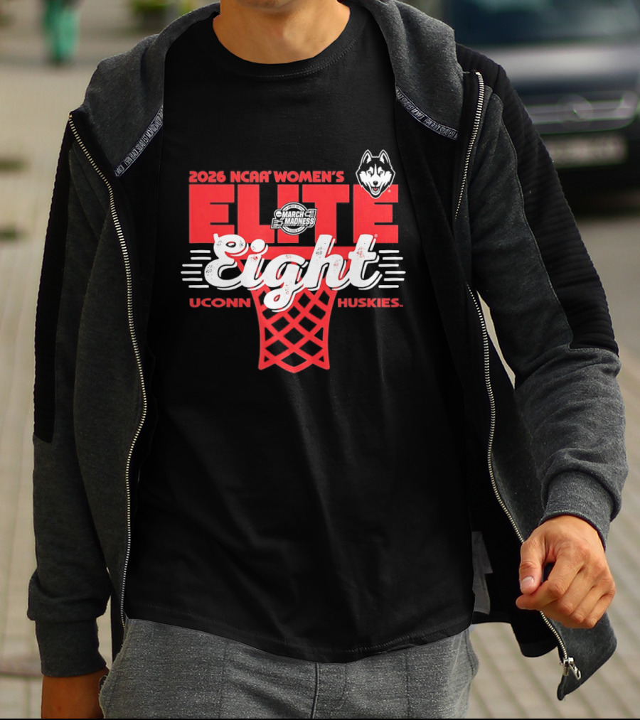 2026 NCAA Women's Elite Eight UConn Huskies Basketball T-Shirt