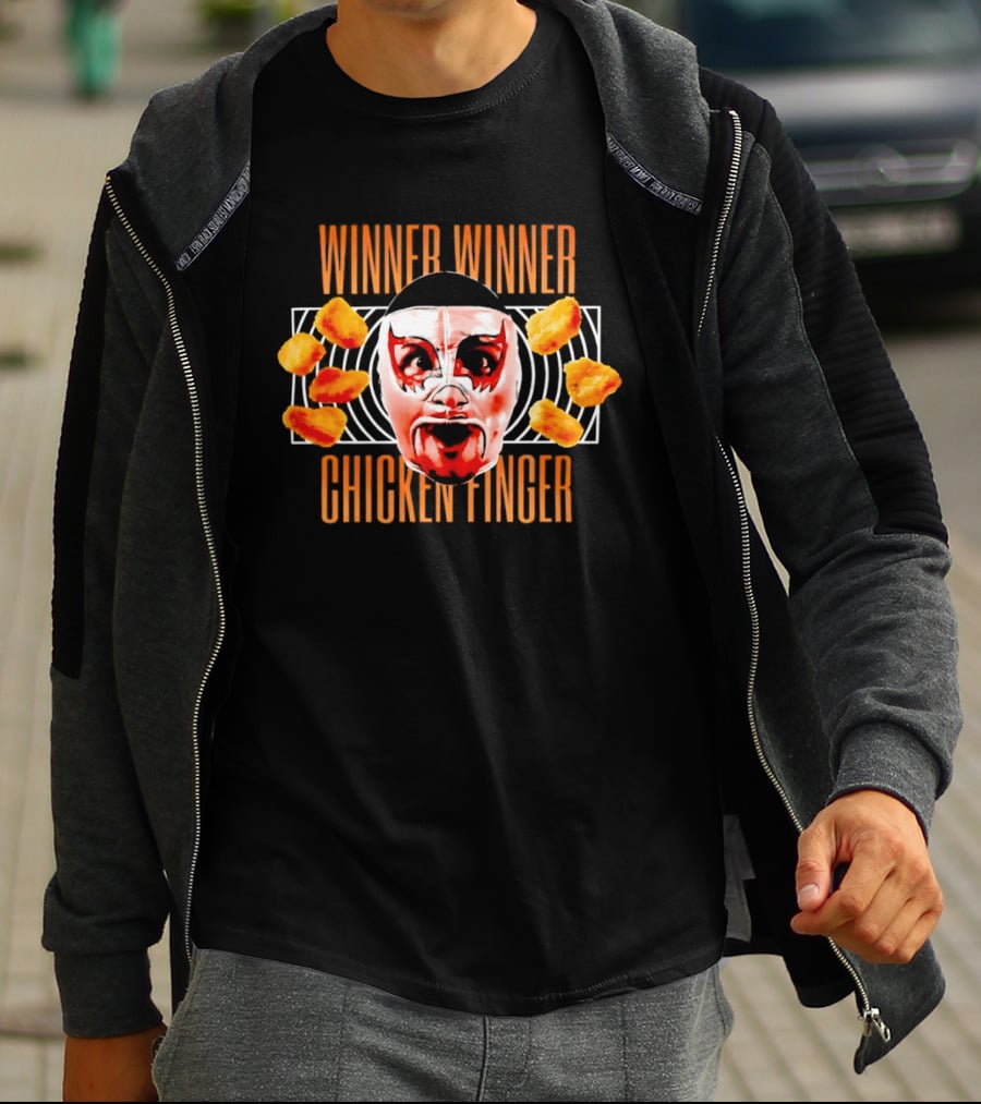 Winner Winner Chicken Finger Mask With Nuggets T-Shirt