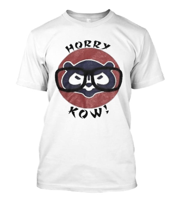 Chicago Cubs Horry Kow Glasses Bear T-Shirt