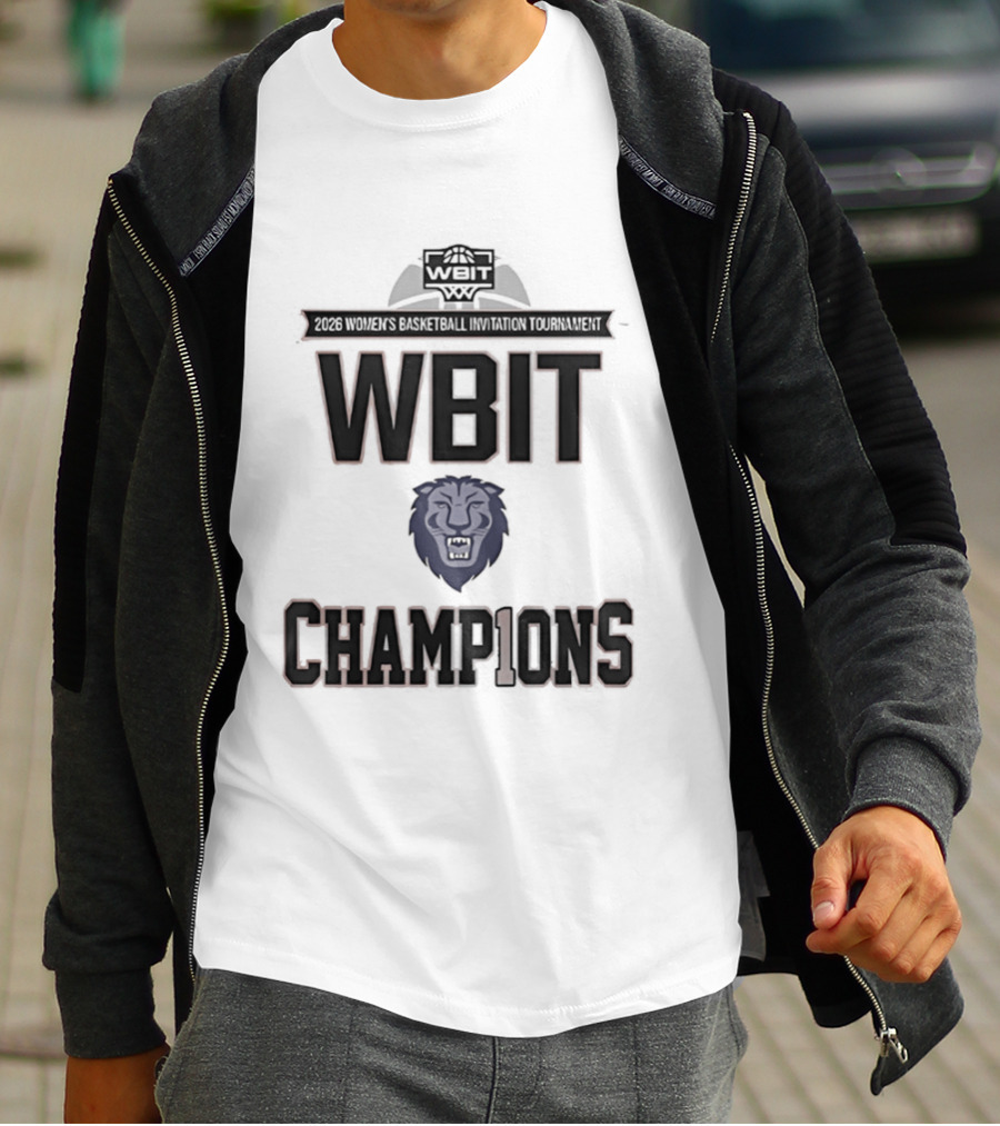 Columbia Lions WBIT Champions 2026 Women's Basketball Invitation Tournament T-Shirt