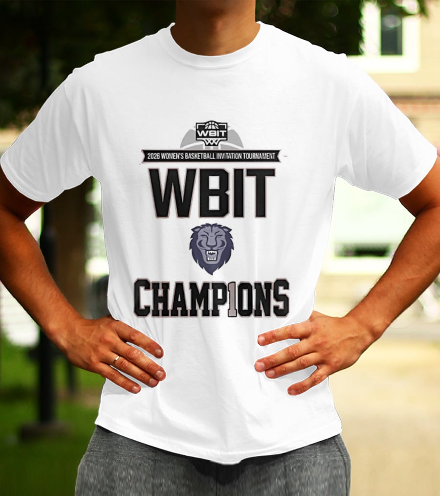Columbia Lions WBIT Champions 2026 Women's Basketball Invitation Tournament T-Shirt