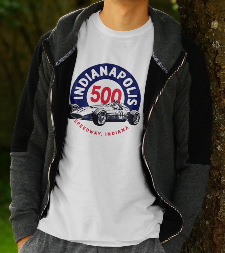 Indianapolis 500 Speedway Indiana Racing Car T-Shirt