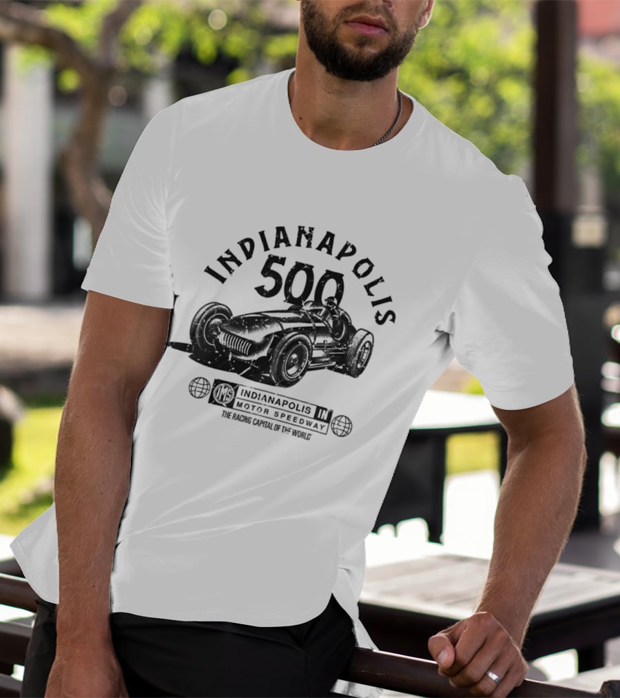 Indianapolis 500 Vintage Racing Classic Heathered T-Shirt