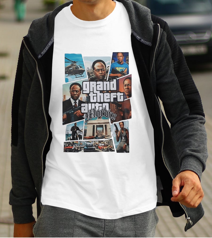 Grand Theft Auto Mordix Classic Crime Action Game T-Shirt