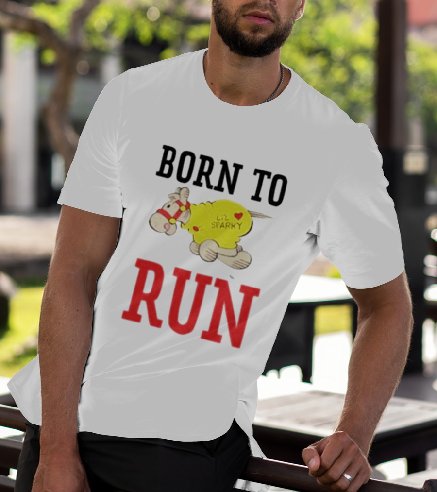 Born To Run Li'l Sparky Retro Cartoon T-Shirt