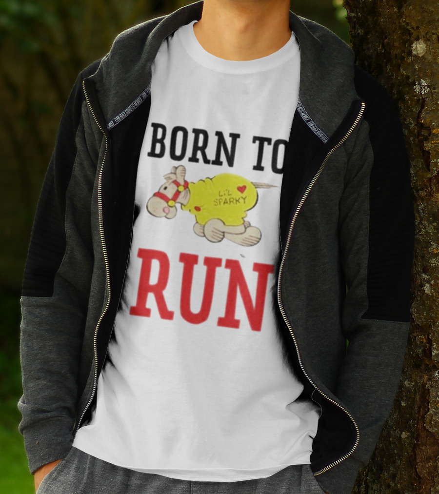 Born To Run Li'l Sparky Retro Cartoon T-Shirt