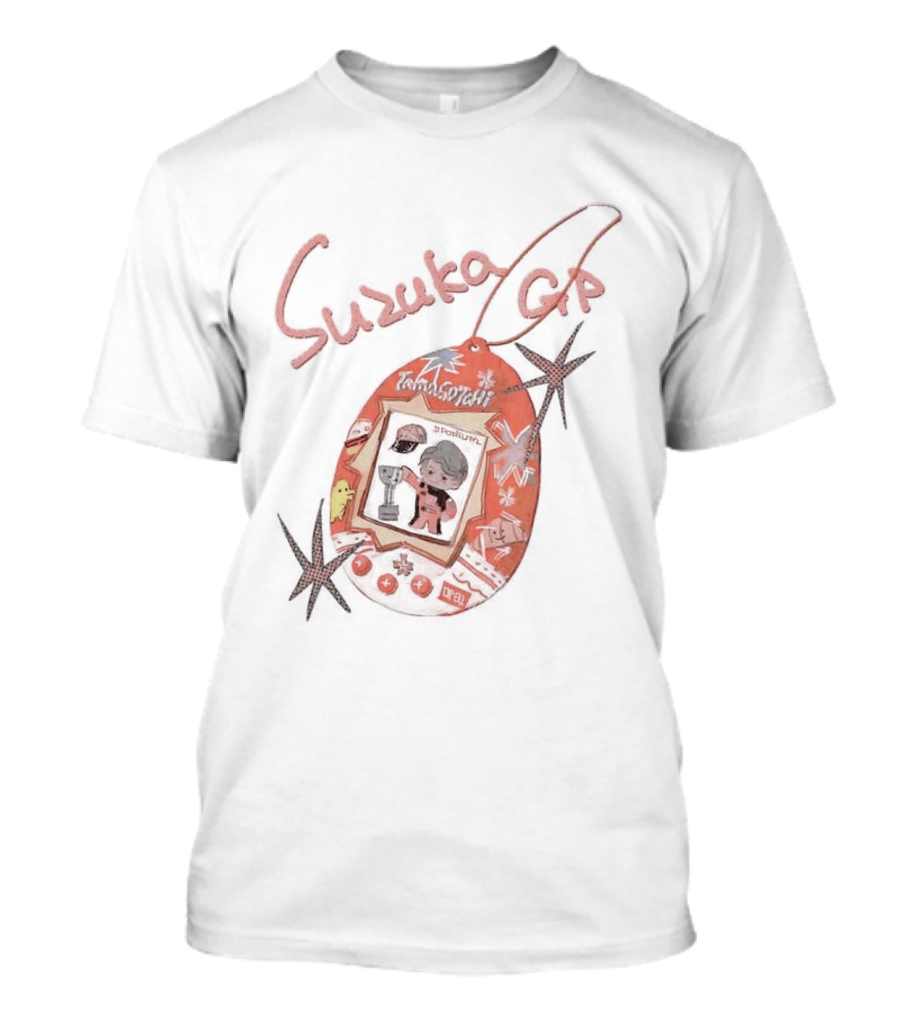 Suzuka GP Tamagotchi Virtual Pet Racing Device T-Shirt