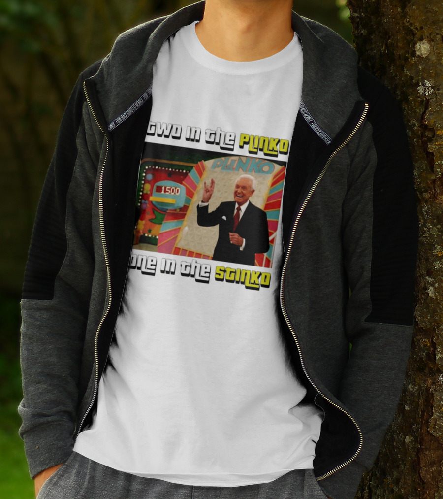 Two In The Plinko One In The Stinko Plinko Game Show Host With Scoreboard T-Shirt