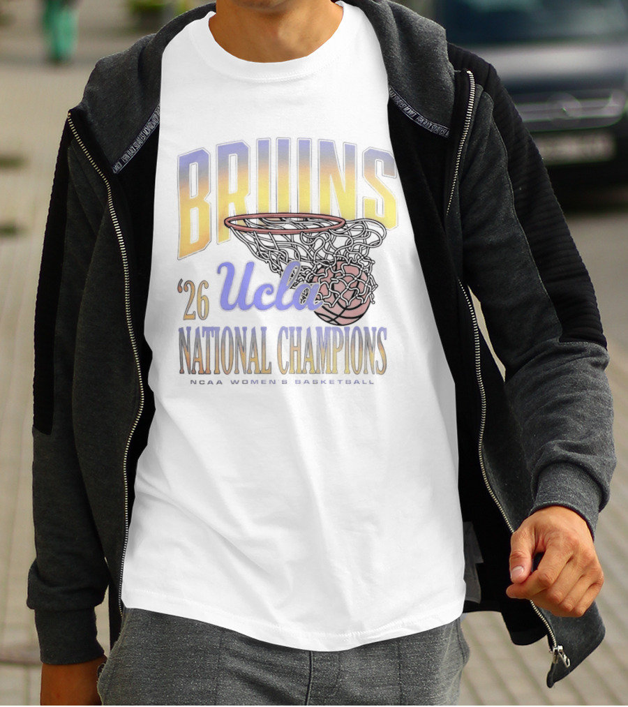 BRUINS UCLA '26 NATIONAL CHAMPIONS Basketball Hoop T-Shirt