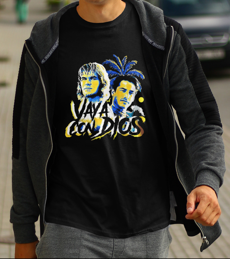 Patrick Swayze Keanu Reeves Vaya Con Dios Palm Tree Tropical T-Shirt