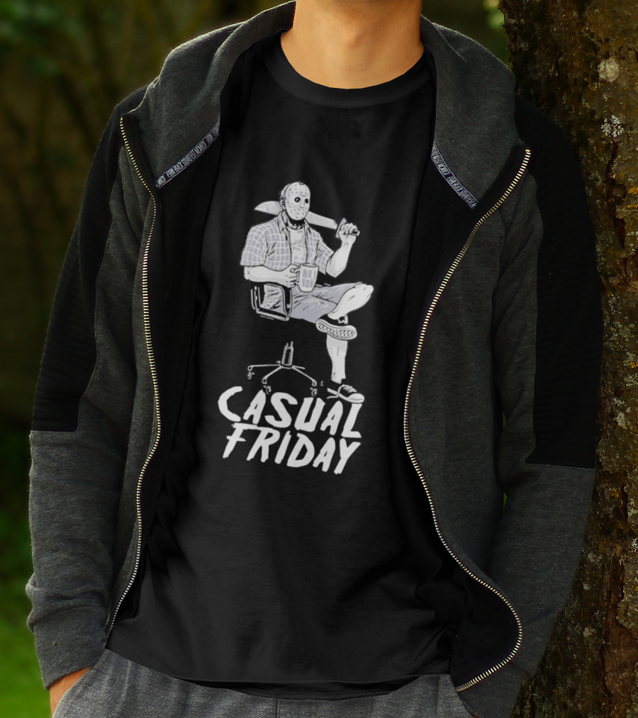 Jason Voorhees No Soi Casual Friday The 13th T-Shirt