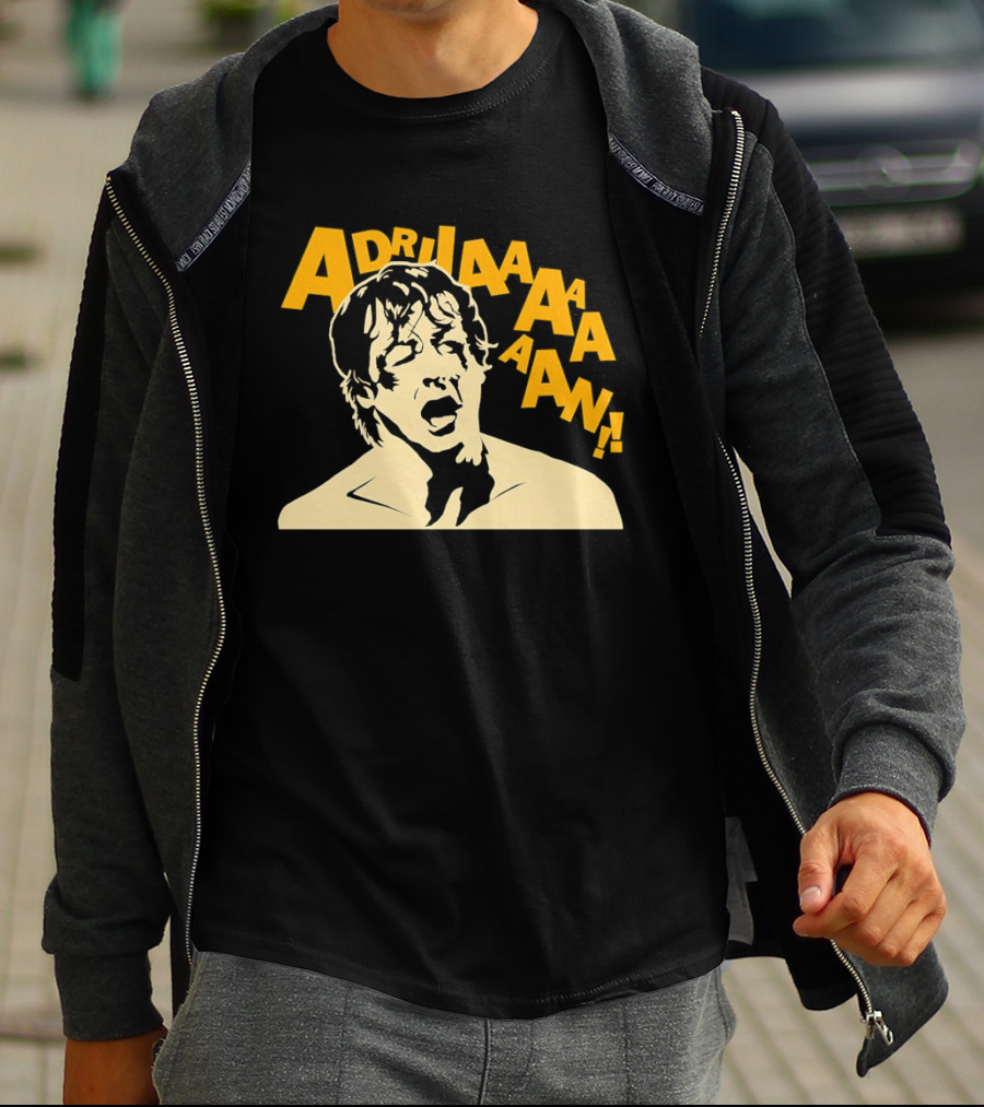 Rocky Balboa Adrian Yelling Iconic Movie Scene T-Shirt