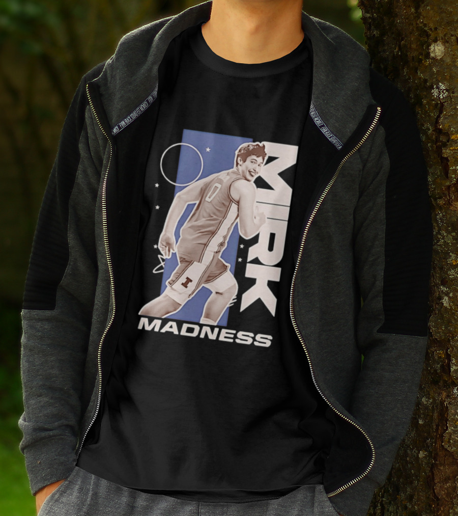 Mirk Madness Illinois Fighting Illini Basketball David Mirkovic T-Shirt