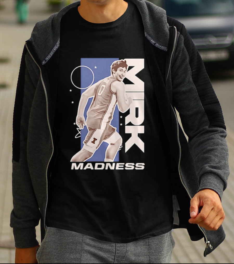 Mirk Madness Illinois Fighting Illini Basketball David Mirkovic T-Shirt