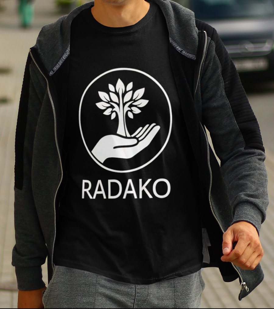 Radako Tree Hand Symbol Nature Connection T-Shirt