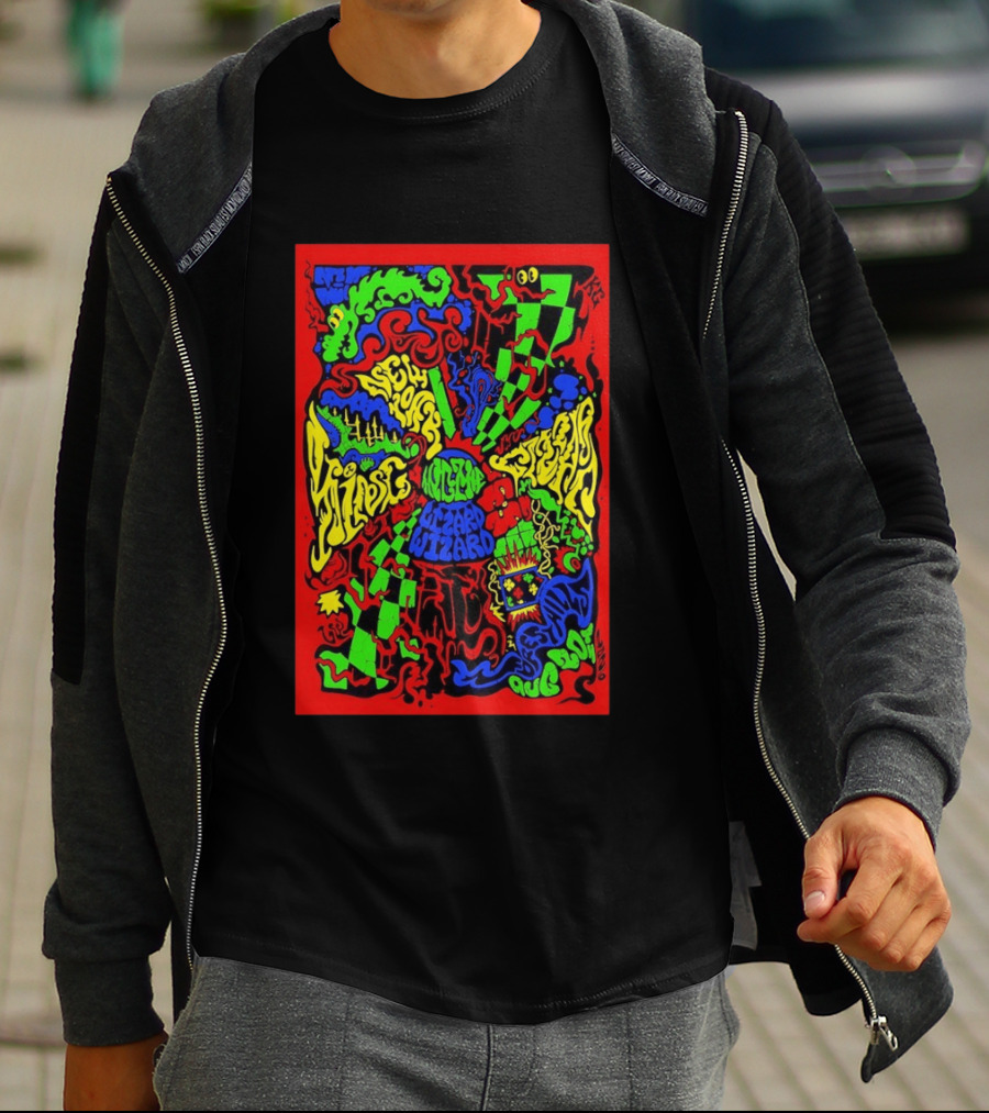 King Gizzard And The Lizard Wizard New York Forest Hills 8 20 2026 Psychedelic T-Shirt