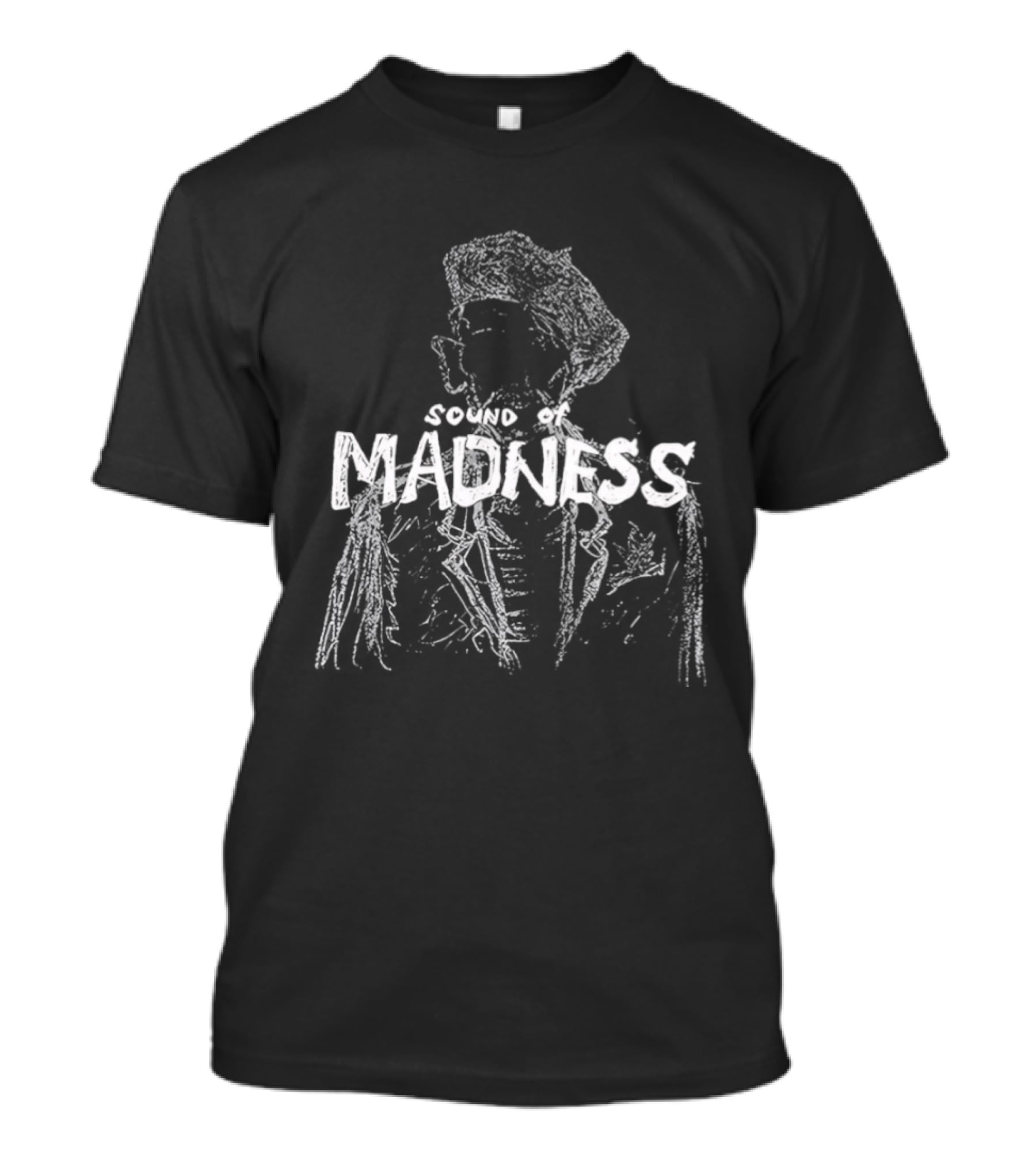 Madness Artistic Line Drawing T-Shirt