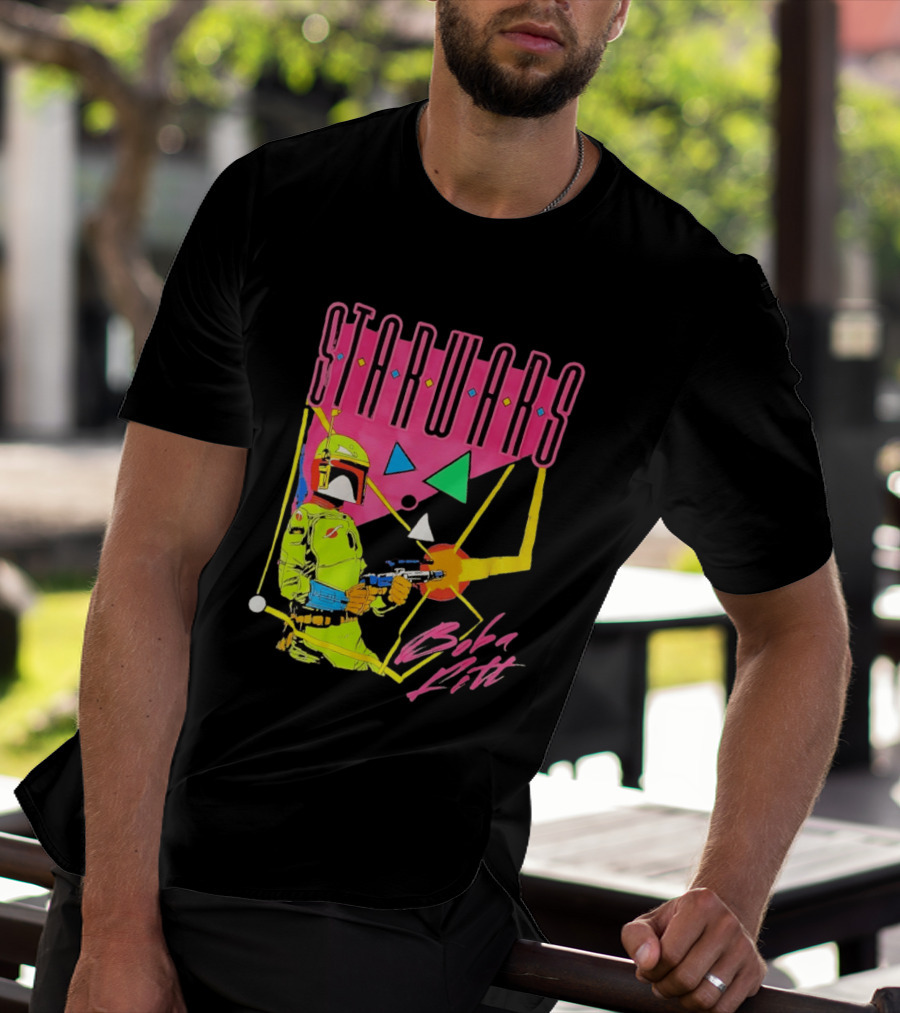 Star Wars Boba Fett Neon T-Shirt