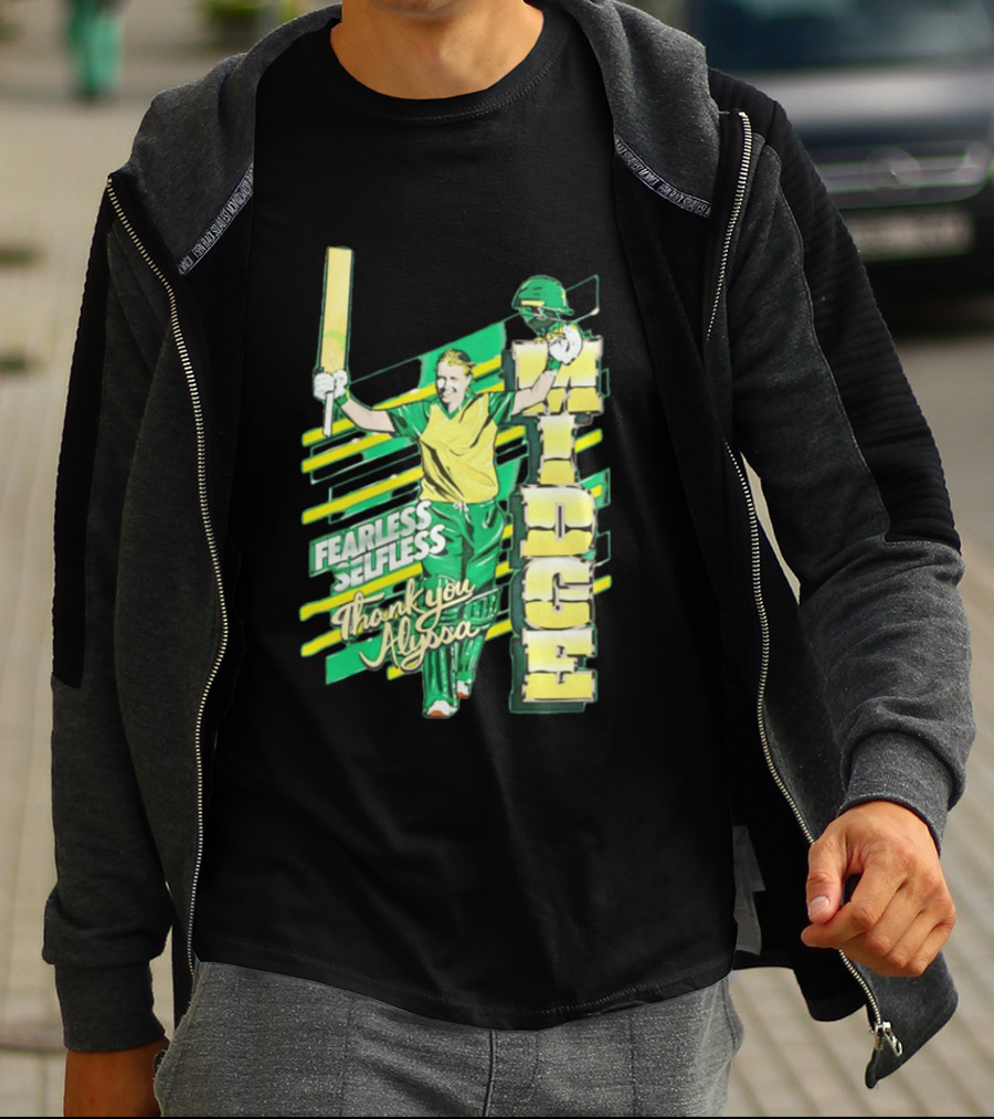 Fearless Selfless Thank You Alyssa Cricket Midge T-Shirt