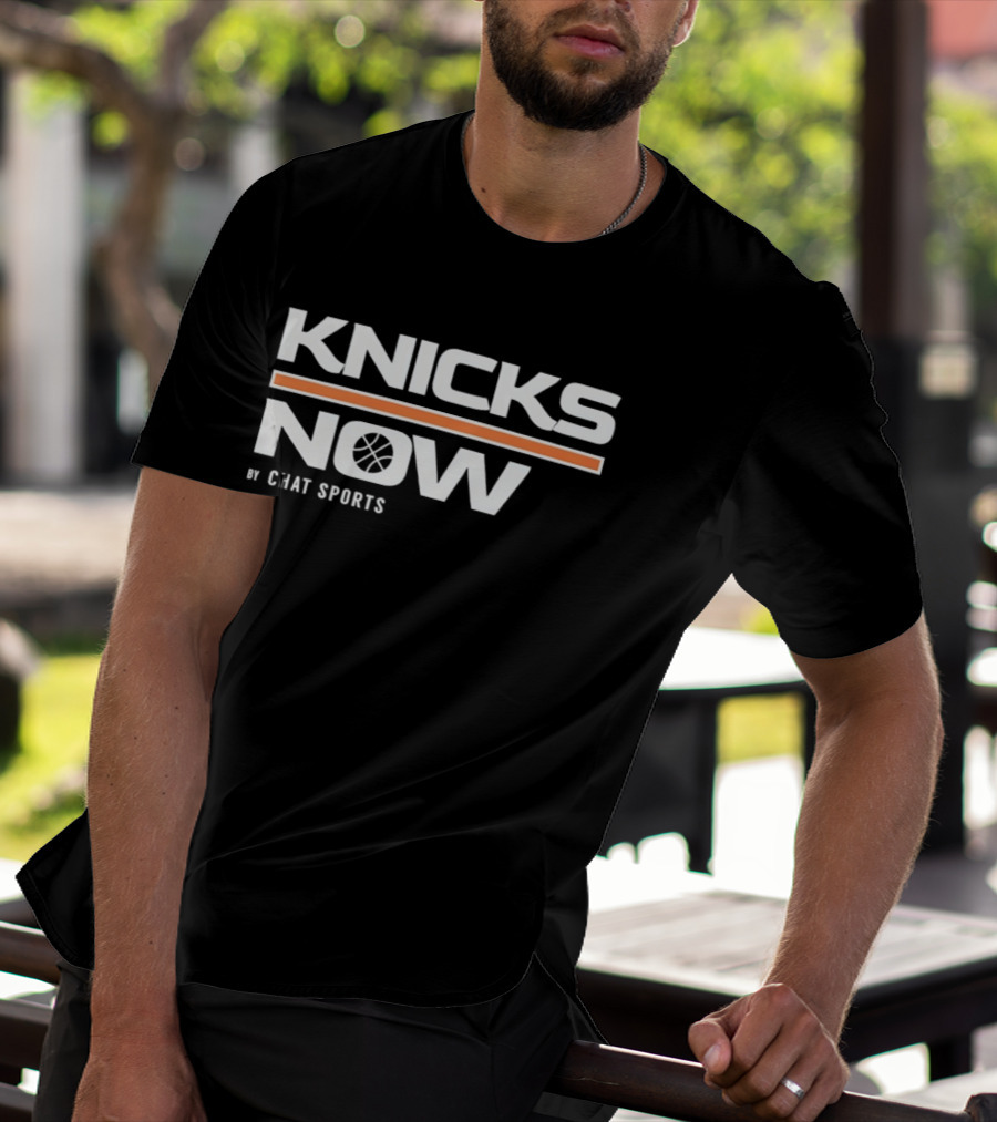 New York Knicks Now Basketball By Chat Sports T-Shirt