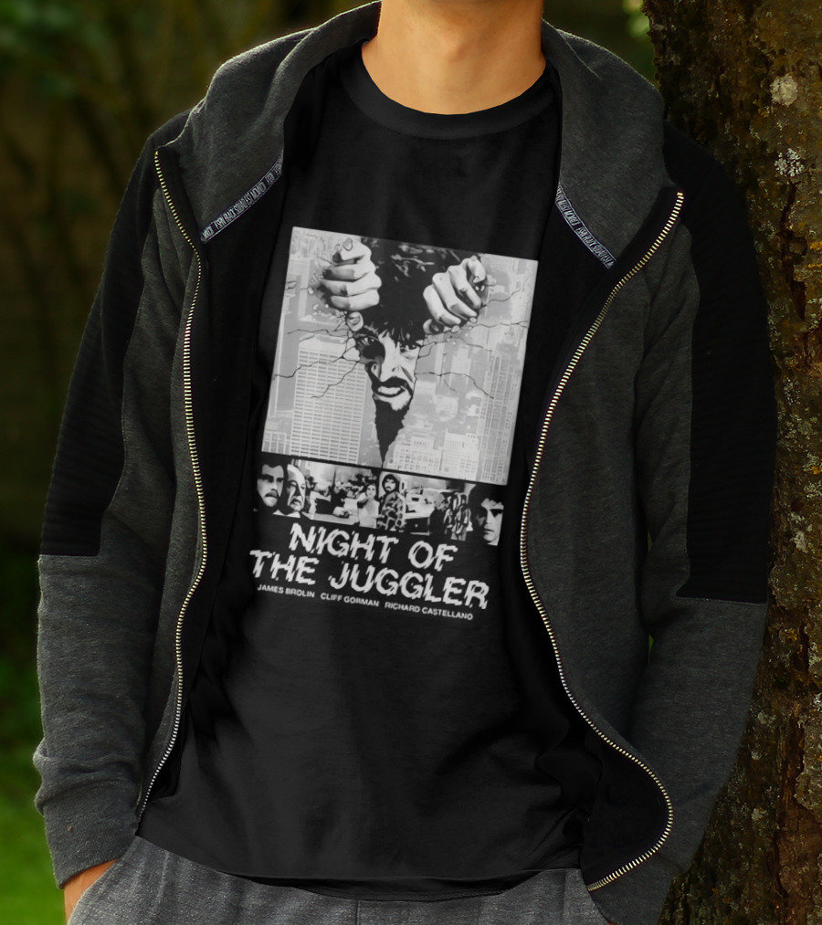 Night Of The Juggler James Brolin Cliff Gorman Richard Castellano Hands Cityscape T-Shirt