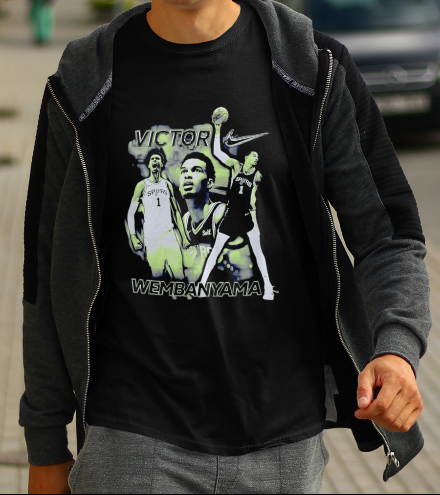 Victor Wembanyama San Antonio Spurs Nike Basketball T-Shirt