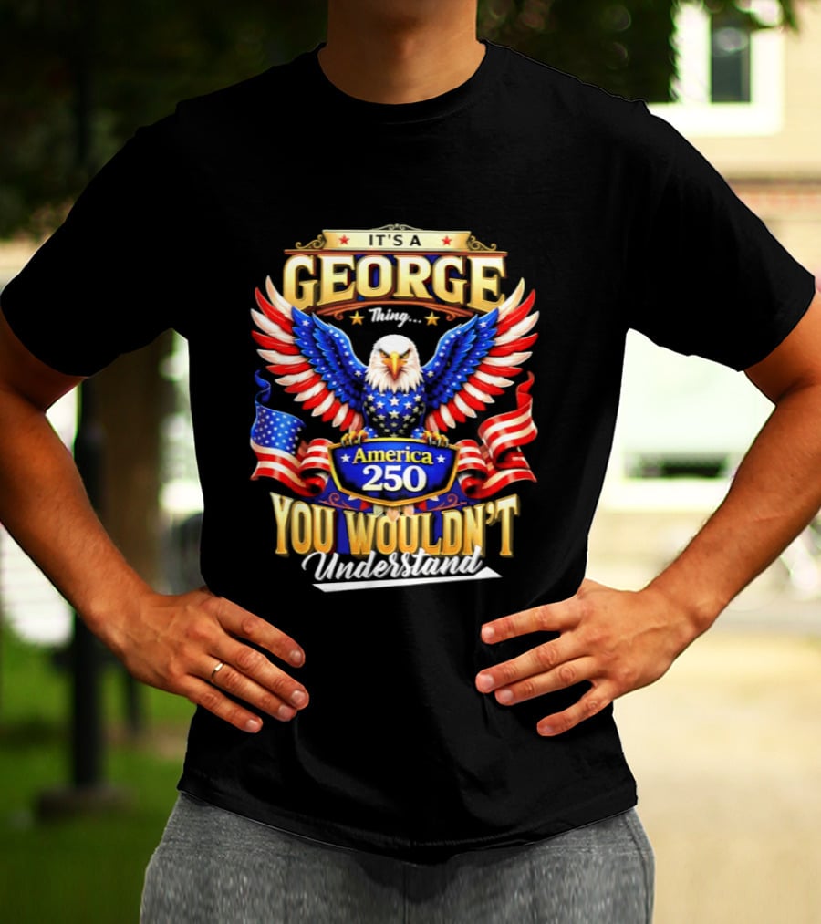 George America 250th Anniversary Bald Eagle You Wouldn't Understand T-Shirt