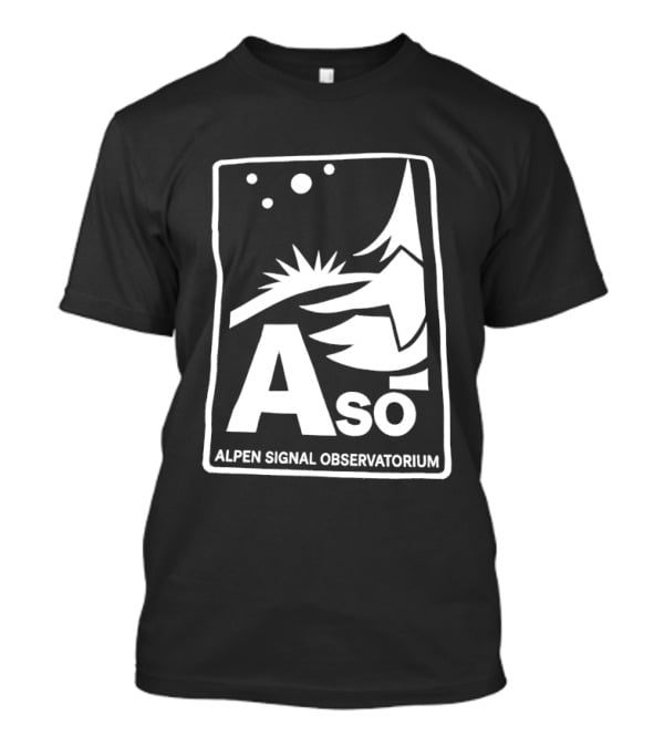 Aso Alpen Signal Observatorium Night Sky T-Shirt
