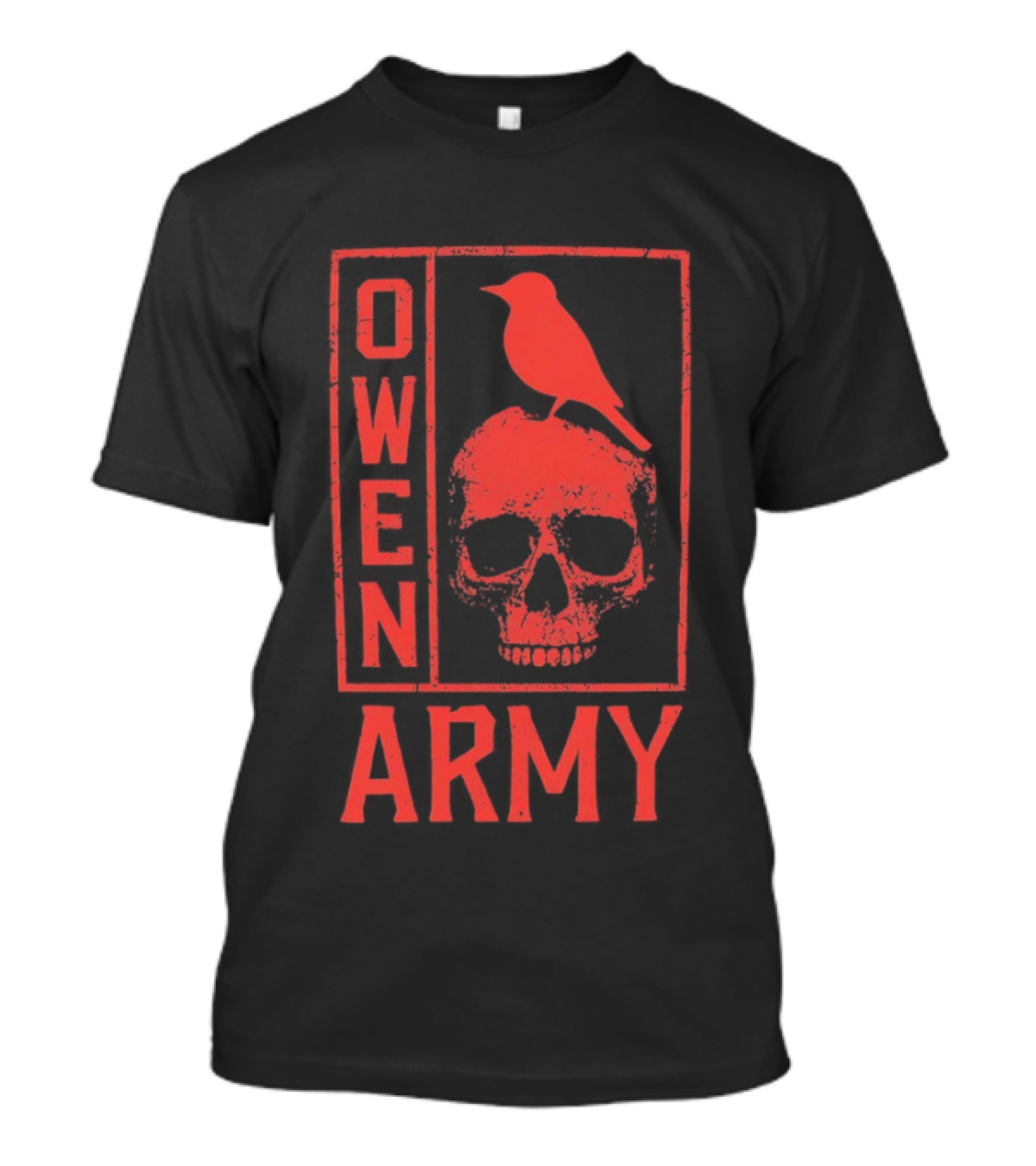 Owen Army Skull With Bird T-Shirt