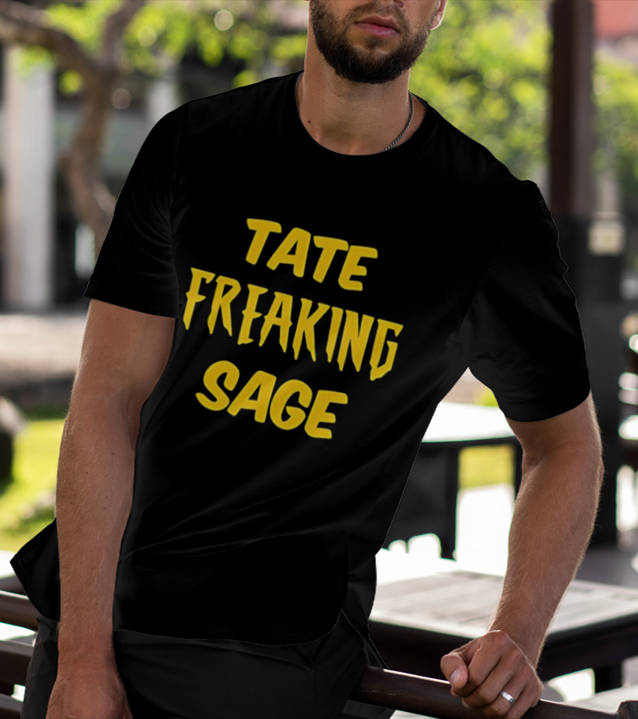 Iowa Hawkeyes NCAA Basketball Elite Eight Tate Freaking Sage T-Shirt