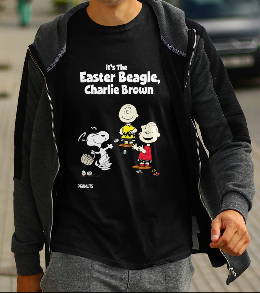 It's The Easter Beagle Charlie Brown Peanuts Snoopy Woodstock T-Shirt